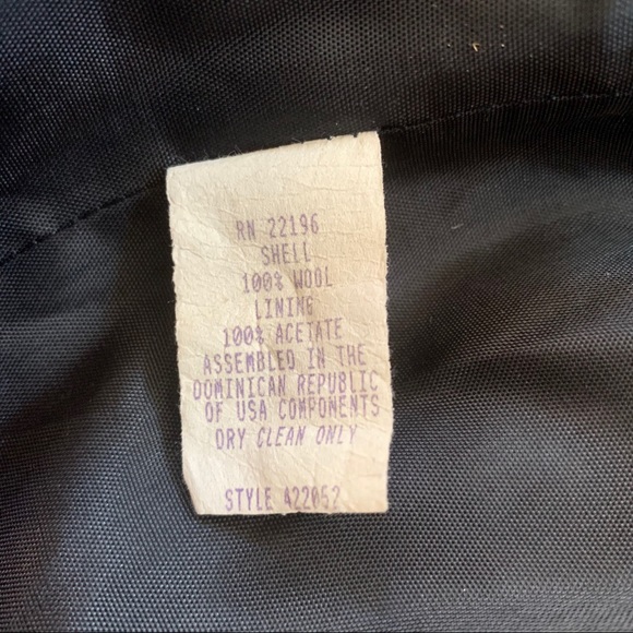 JASON KOLE BRAND NAVY LONG PEA COAT SZ S - Picture 6 of 10